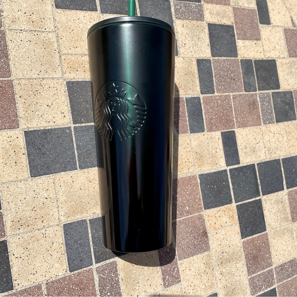 NWOT Starbucks SS green black gradient cold beverage tumbler 2020 - Picture 13 of 13